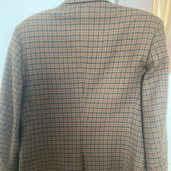 Vintage checked brown blazer - Picture 6 of 8